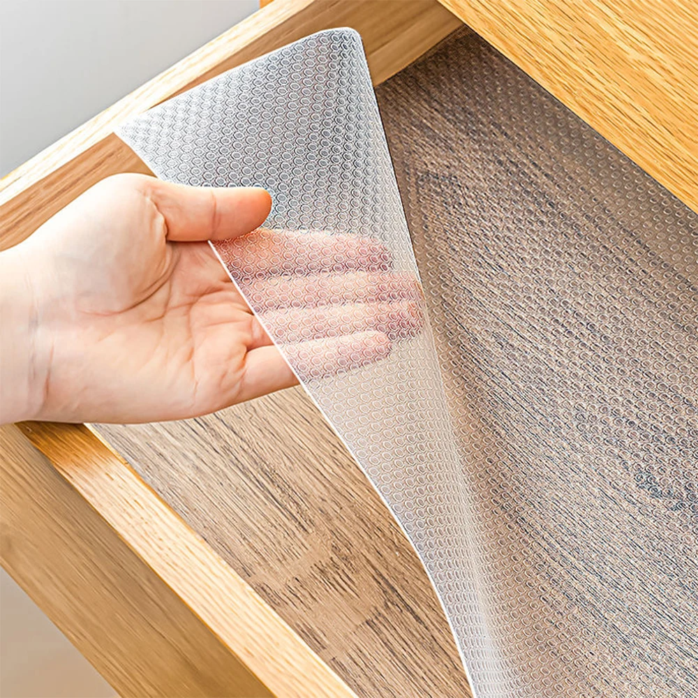 EVA Cabinet Mat Cabinet Liner Reusable Drawer Liners Non-slip Refrigerator Mat Fridge Waterproof Moisture-proof Drawer