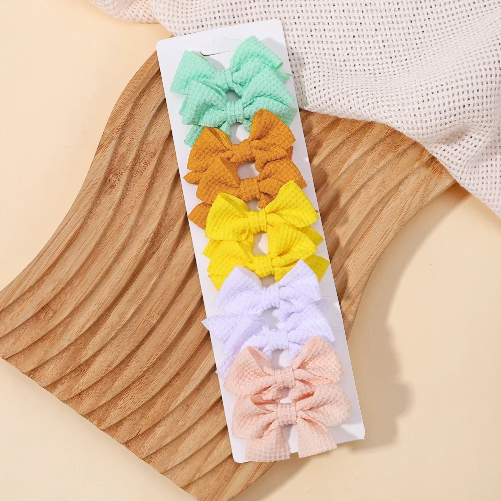 60 Fermagli Per Capelli A Fiocco In Nastro Grosgrain 5,1 Cm - Rosso Assortiti Per Bambine E Ragazze