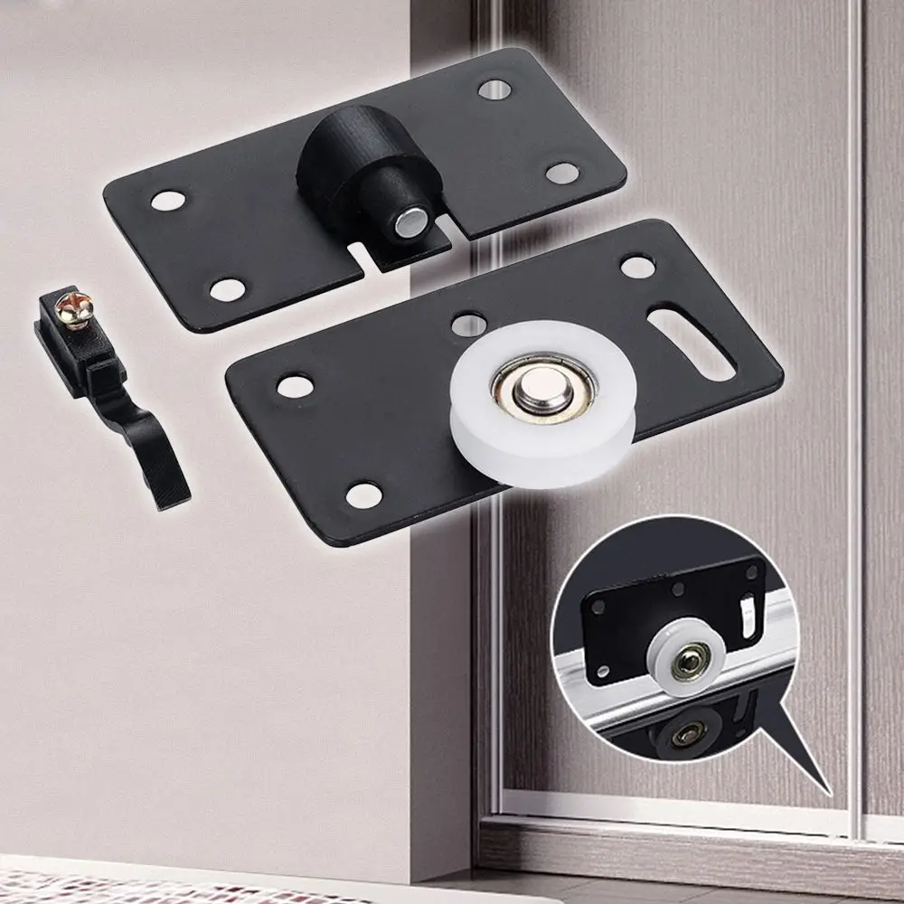 Description Picture 2 of itemDoor Rollers Stainless Steel Sliding Door Wheel Cabinet Nylon Pulley Hanging Wheel For Wardrobe Furniture Hardware