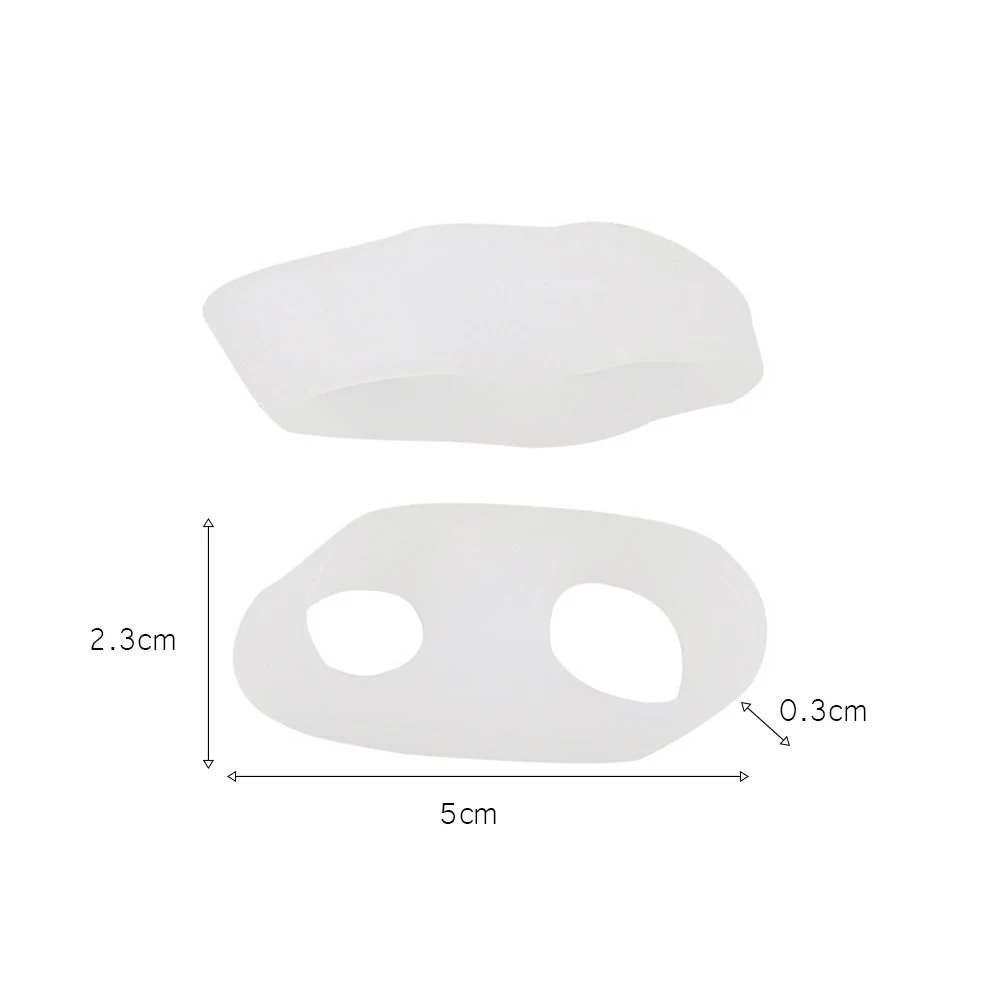1Pair Finger Bunion Orthotics Protector Pain Relief Toe Splitter Spacer Soft Protective Toe Stretchers for Plantar Fasciitis toe separators toe corrector toe spreader finger toe separator toe protectors