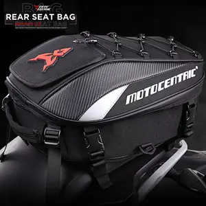 MOTOCENTRIC-Sac à dos étanche multifonctionnel pour moto, sac de siège  arrière durable, grande capacité, sac à dos pour casque de pilote, 37L -  AliExpress