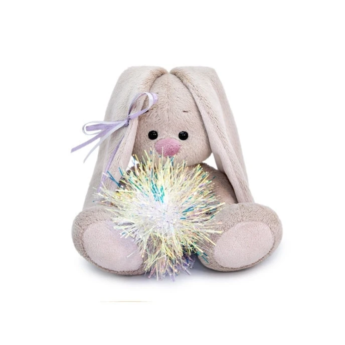 Мягкая игрушка Зайка Ми с новогодней подвеской (100% ОРИГИНАЛЬНЫЙ Budi Basa) 15 см |