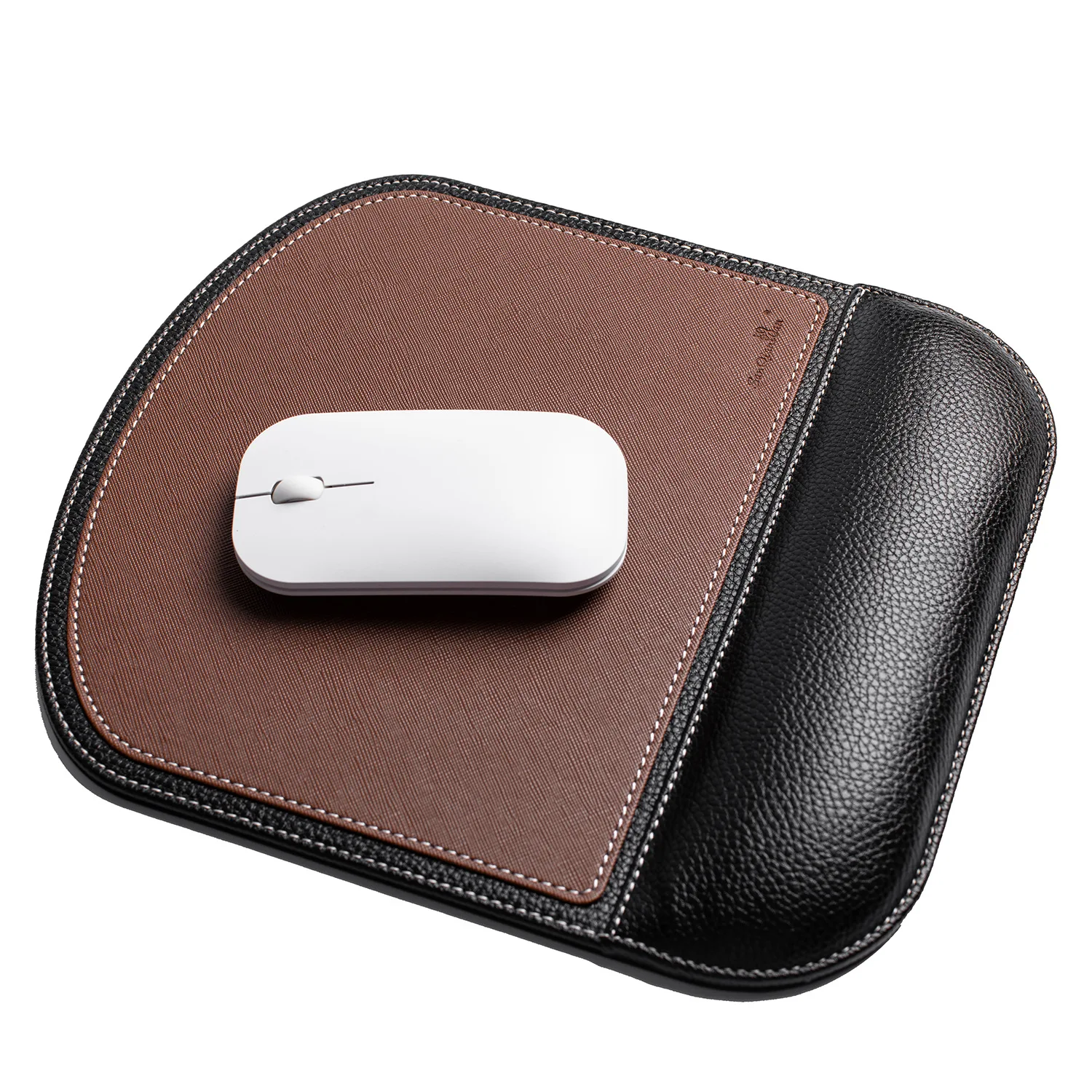 Mouse Pad High Quality Ergonomic Mouse Pad Wrist Pad PU Wrist Rest Anti-Slip Mouse Mat Support Mat Computer Mousepad for Office Pc Gamer