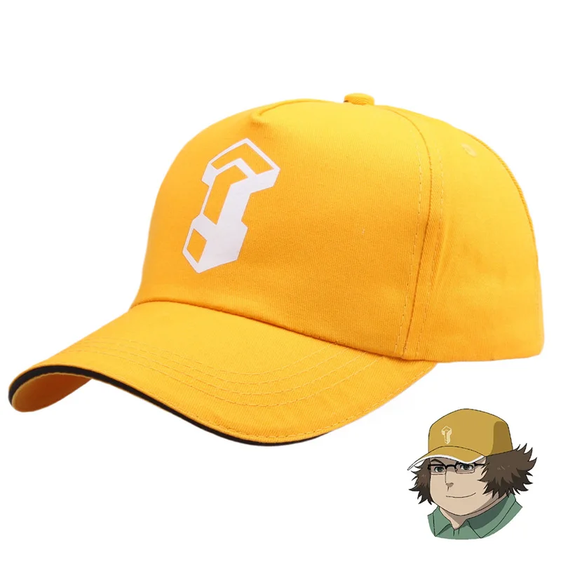Anime Steins Gate Printed Yellow Baseball Caps Hashida Itaru Fate of The Stone Gate Cap Cosplay Duck Tongue Hat Props