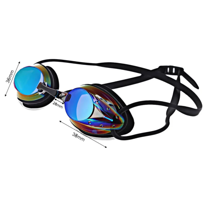Swimming Goggles Waterproof Anti-fog Electroplated Lens Glasses Adult Competition Eyewear Sportswear Accessories 2