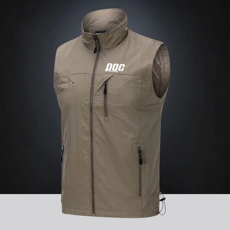 Men Downhill Vest Waterproof Jacket Mtb Mountain Riding Windproof Outdoor Sportswear