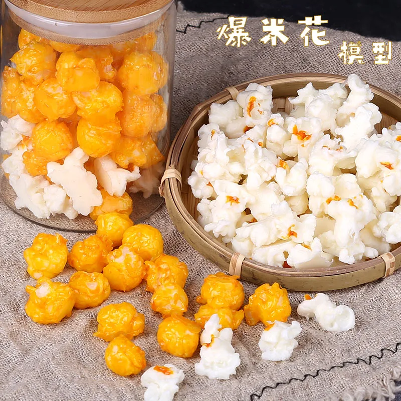Faux Telephone Enfant 50 Faux Pop-Corn Miniatures En Résine - Déco Créative Pour DIY, Décorations Maison Et Accessoires Faux Aliment Déco - 3
