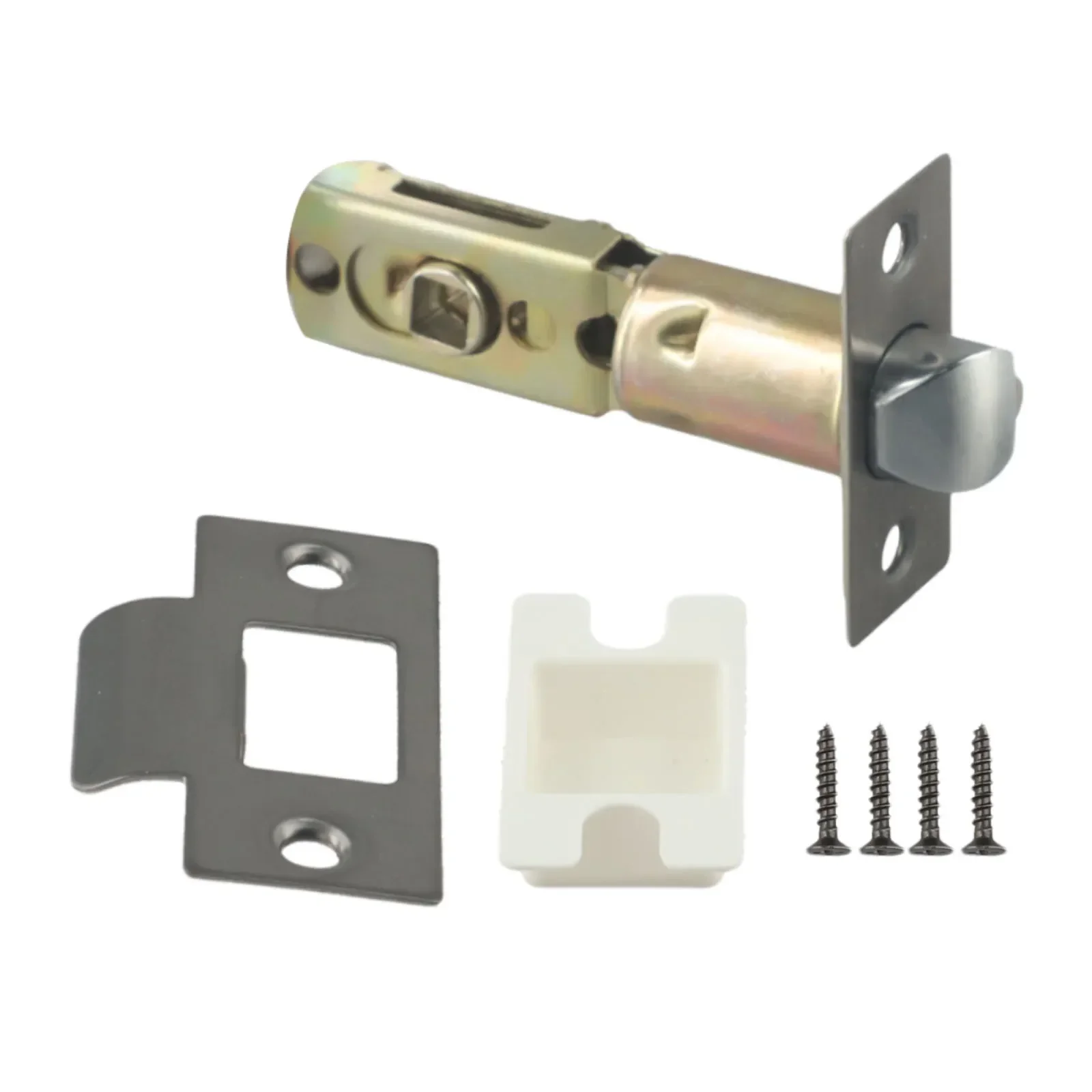 Door Lock Body Washroom Single Tongue Lock Bolt Core Hardware Accessories 45 Degree 60-70cm Adjustable Bathroom Body