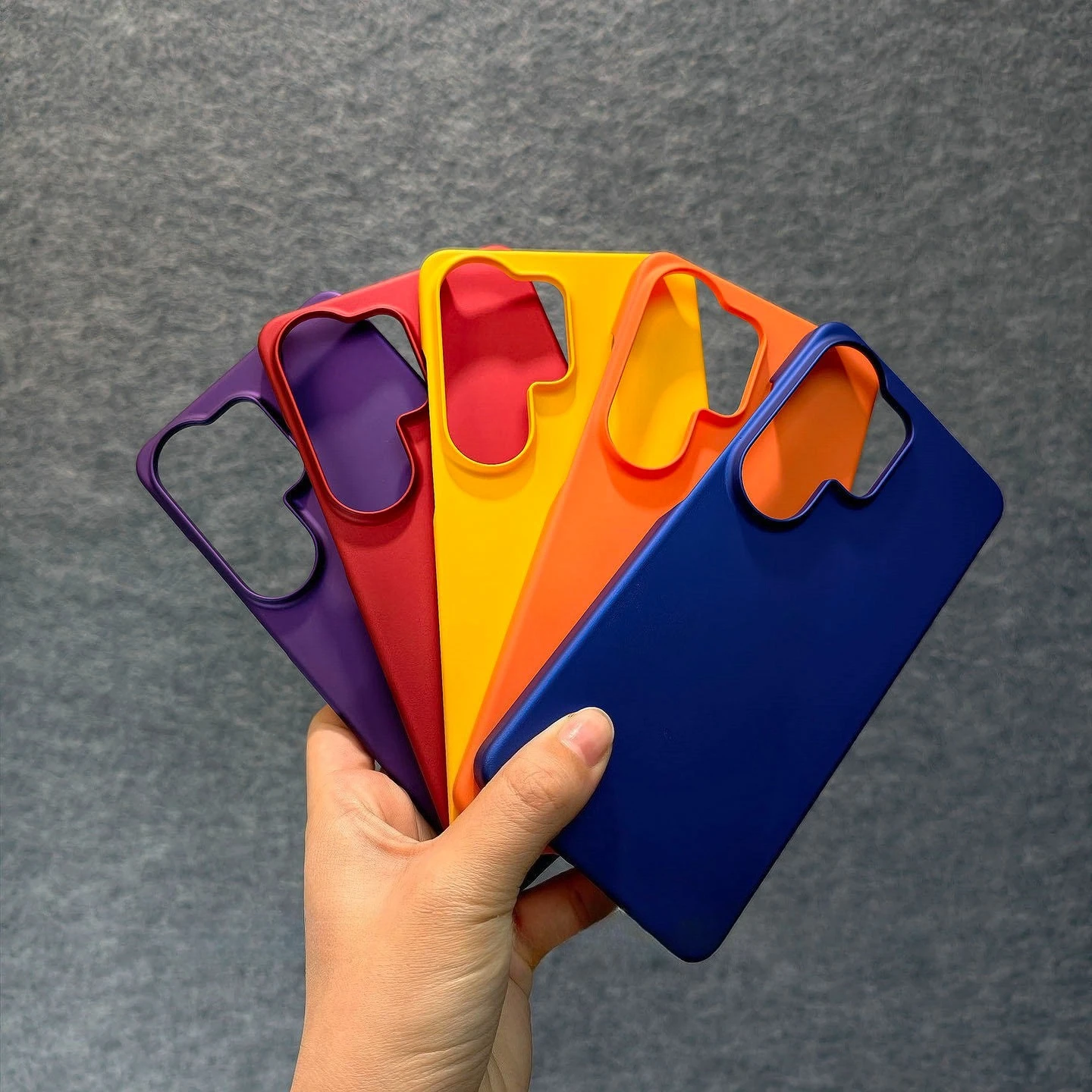 Matte Frameless Solid Color Slim Case - Hard PC Cover