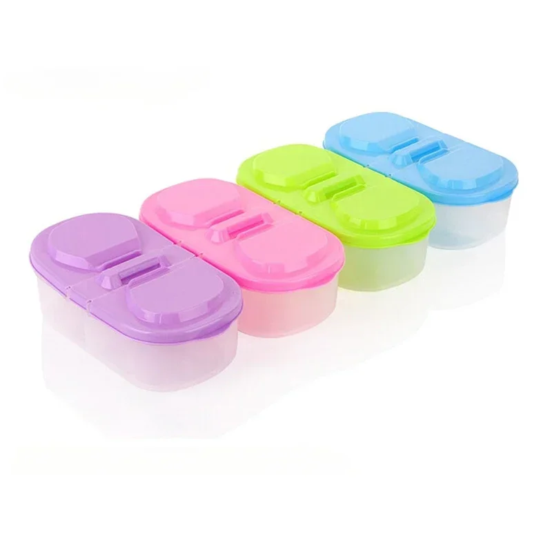 Lunch Box Healthy Plastic Food Container Portable Lunch Box Capacity Camping Picnic Food Fruit Container Storage Box for Kids Dinnerware