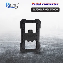 Richy 2pcs Durable Clipless Pedal SPD Bicycle Clipless Pedal Platform Adapters for Shimano M520 M540 M8000 M9000 MTB Pedals