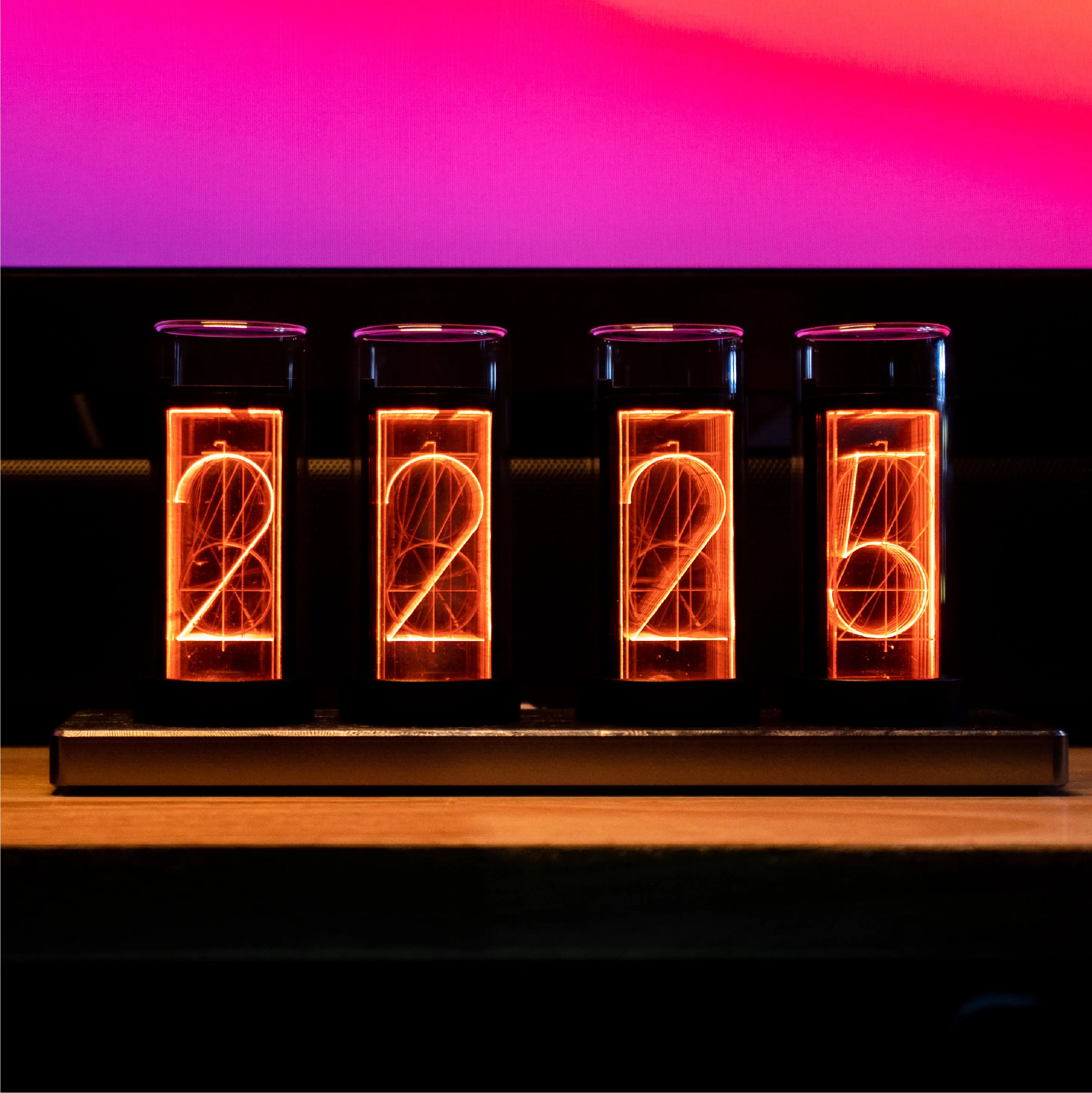 

Gixie часы, светящаяся трубка, часы с подсветкой RGB, подарок, часы с подсветкой