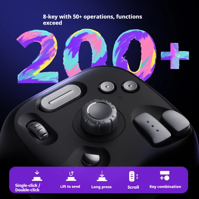 TourBox Lite Mini Keyboard Wireless Bluetooth Custom Drawing Board