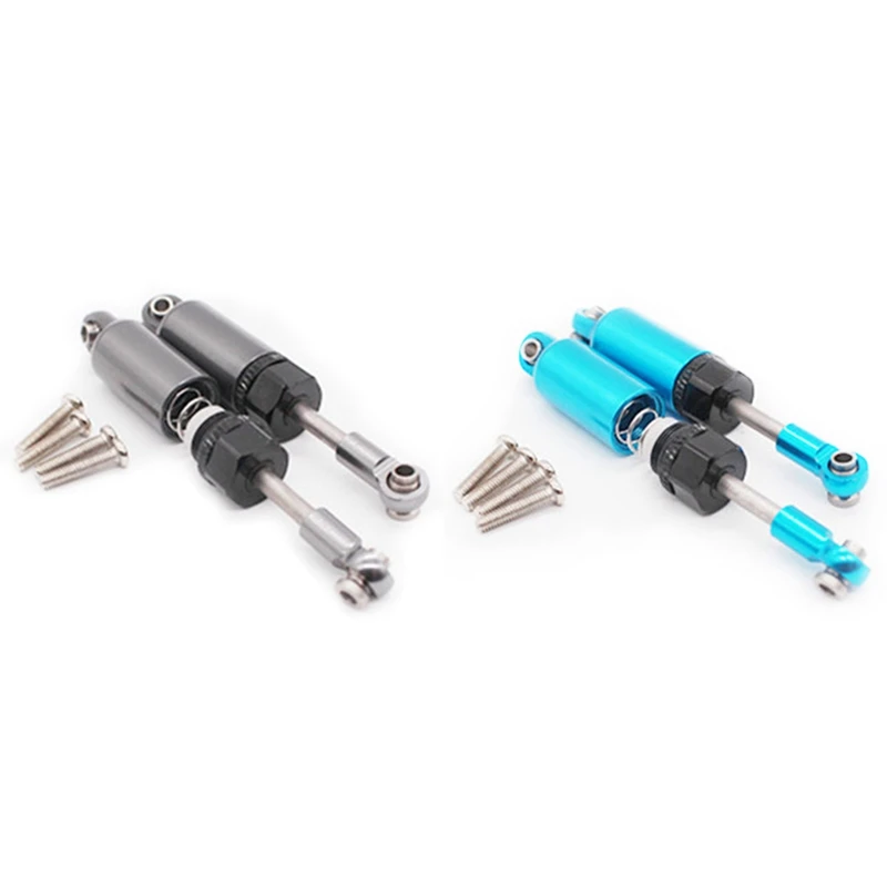 

2 Set For Wltoys Upgrade Metal Shock Absorbers A959-B A949 A959 A969 A979 1/18 RC Car Parts,Grey & Blue