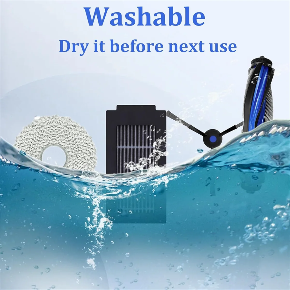 SEMOIC For T50 Max/T50 Pro/T50 Omni/T50 Pro Omni/T50 Omni Vacuum Main Side Brush Filters Mop Dust Bag