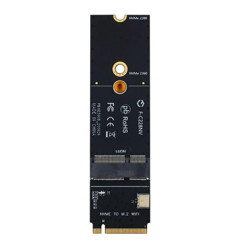 NVME to WIFI Adapter Card Supports A+E Key and Ekey NGFF PCIE Wireless NetworkCard - 3