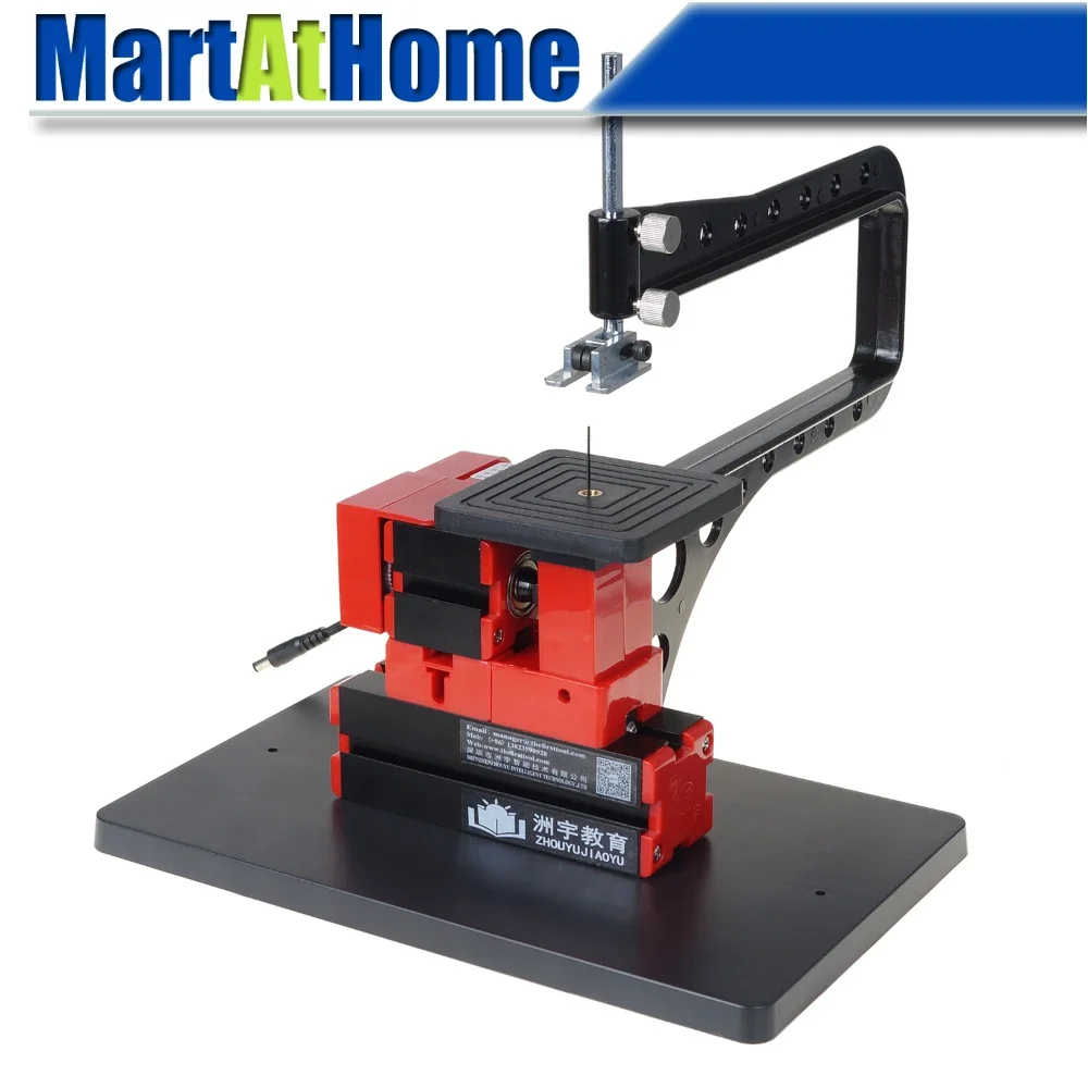 The First Tool Z20001G 24W Mini Bow-Arm Jigsaw Machine 20000RPM Saw Wood, Plywood, Aluminum, Acrylic for Modelmaking,Education