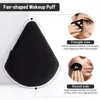 MAANGE 10/12 Pcs Triangle Powder Puff Wet Dry Use For Loose Powder Liquid Cosmetic Soft Plush Powder Puff Makeup Foundation 6