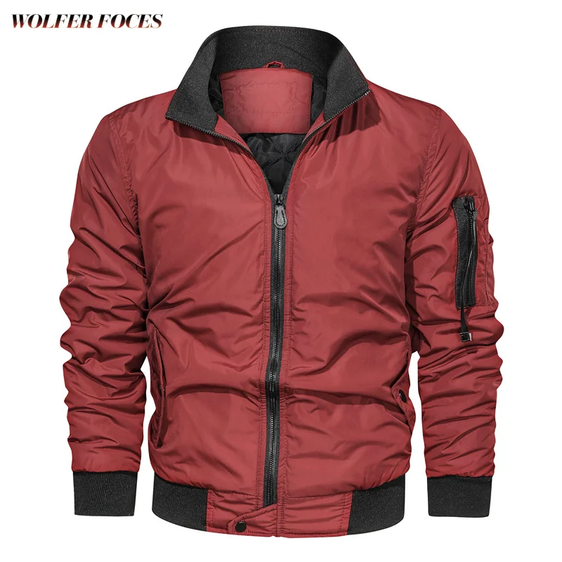 Fashionable Bomber Jacket Men Clothing Withzipper MAN Men's Coats Autumn Parkas Jackets Cold MILITARI Windbreaker Kapital Male