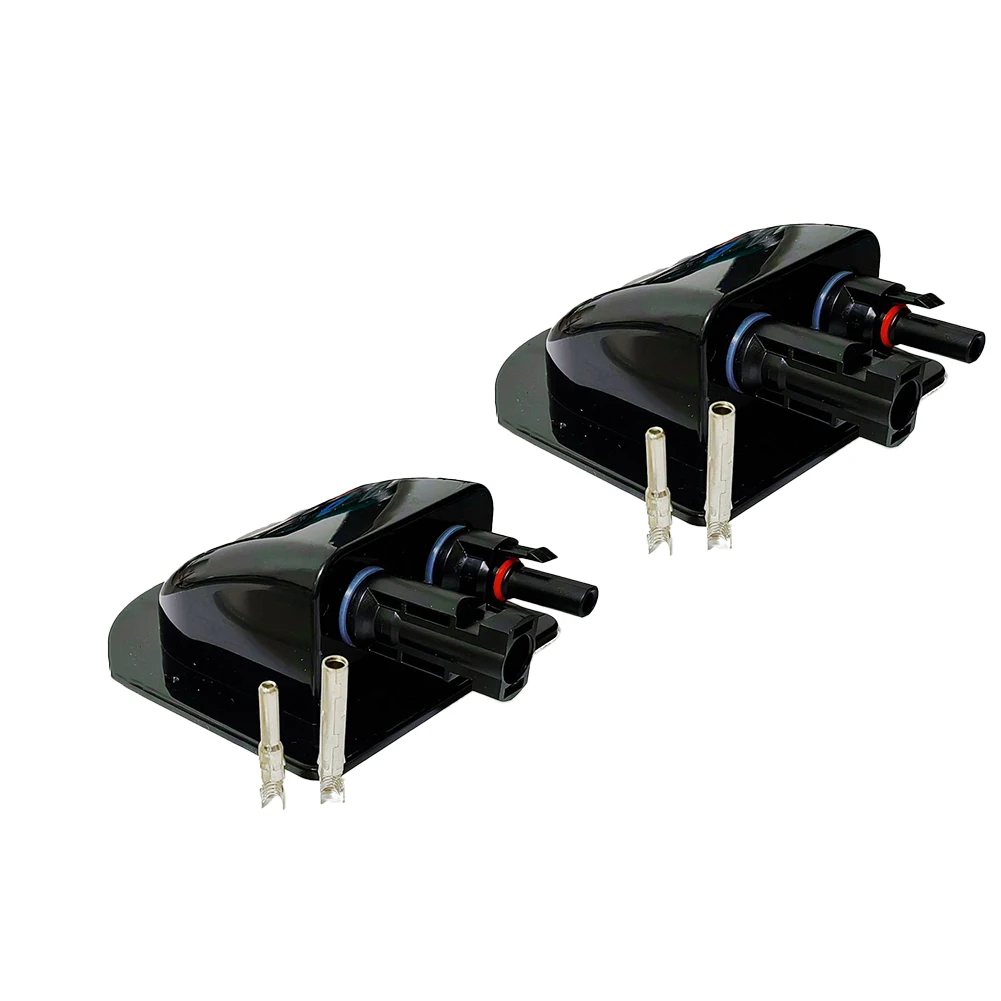 Solar Cable Duct Set of 2 Robust Waterproof ABS Junction Boxes for Efficient Installation on For Motorhomes and Caravans