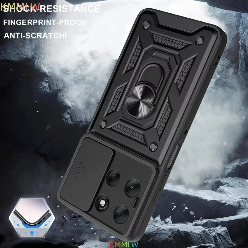 Shockproof Armor Case Phone Cover with Camera Lens Protection
