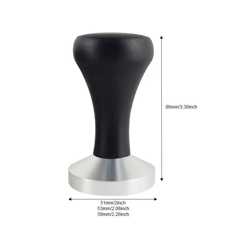 51/53/58mm Coffee Tamper with Handle - مكبس قهوة ب...