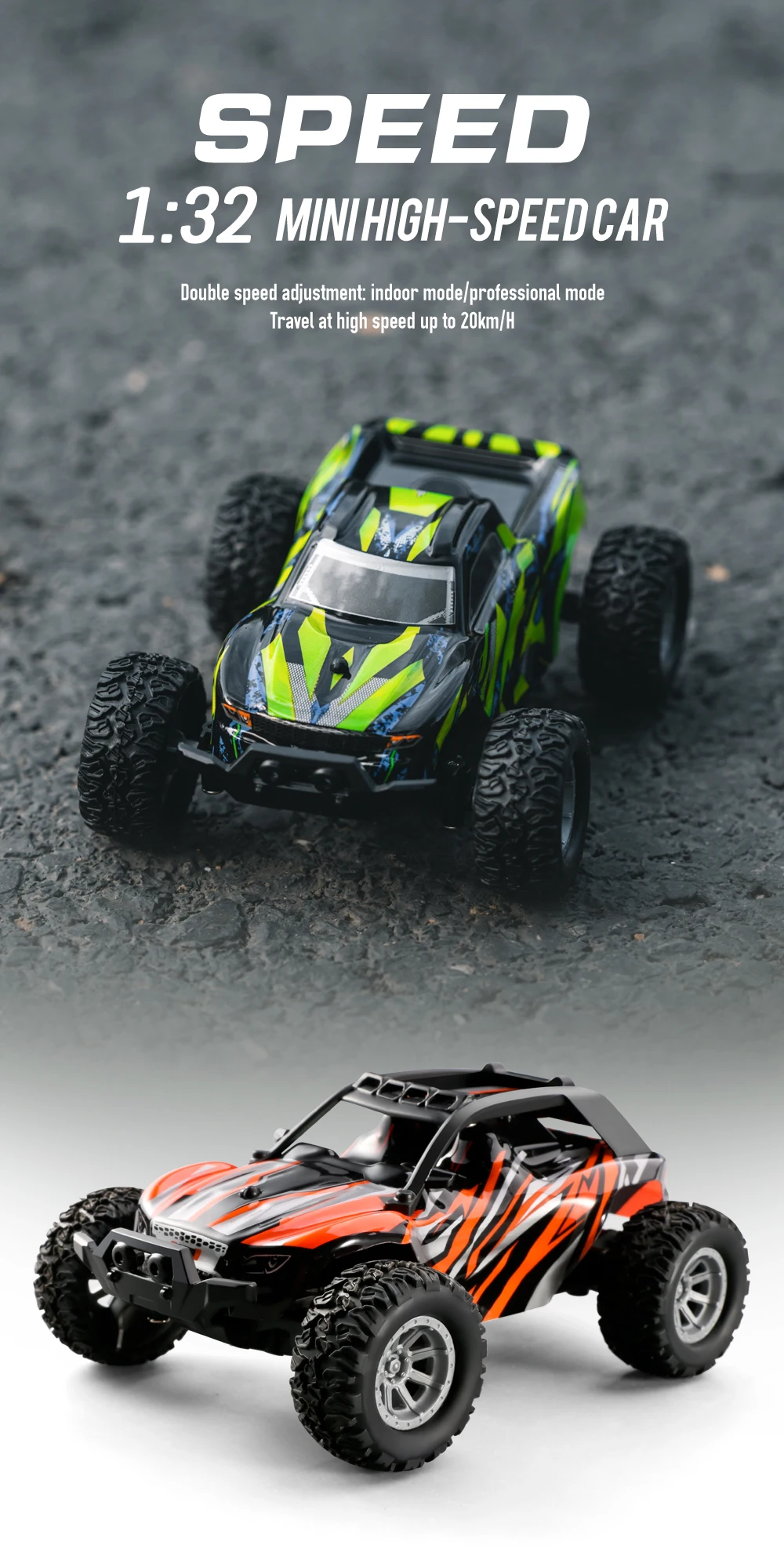 remote control car Roclub 1:32 MINI RC Climbing Cars Toy For Children Boys High Speed Remote Control Off-Road Vehicle Model For Christmas Gift control car