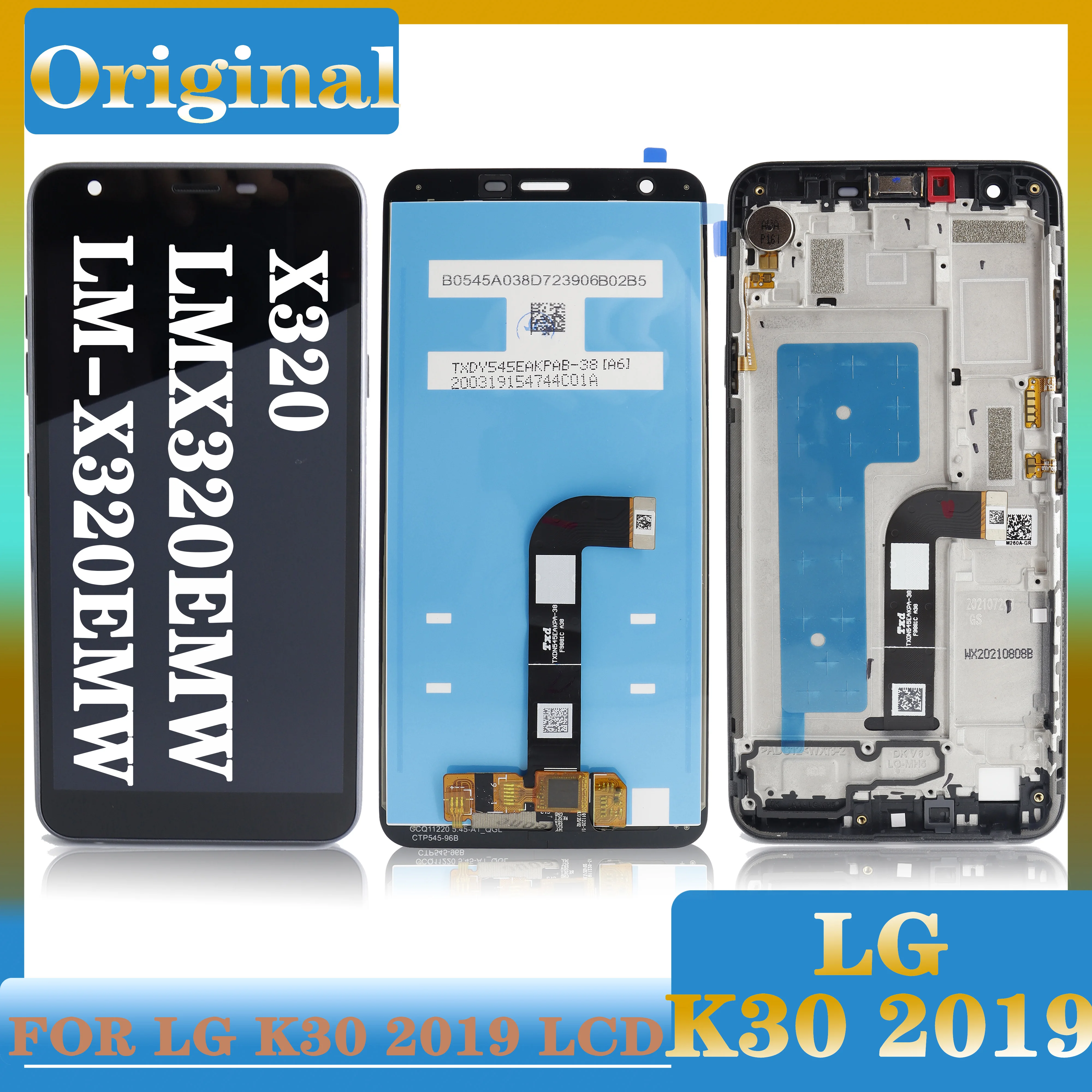 

5.45 "Original Screen For LG K30 2019 LCD LM-X320EMW X320 LMX320EMW Display Touch Screen Digitizer Assembly Replacement