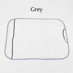Car Seat Back Protector Cover - Anti - Kick and Anti - Dirt Pad (Gray)