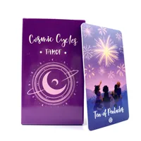Cosmic Cycles Tarot Card  Divination fate Family Party Board Game Fate Fortune Telling A Modernized Deck 1
