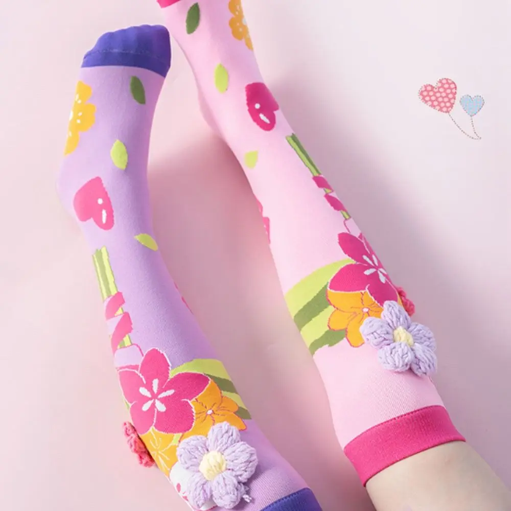 Neue Cartoon Kniestrümpfe Pinguin ohne Absatz lange Socken atmungsaktive Koala 3D Kindersocken – Detail 7