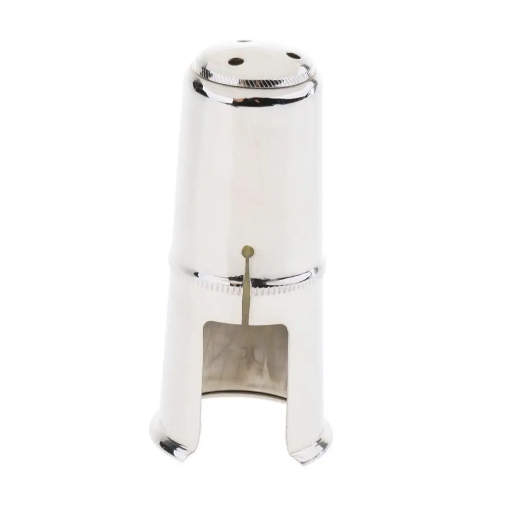 Silver Nickel Plated Bb Clarinet Mouthpiece Cap for Wind Instrument Parts