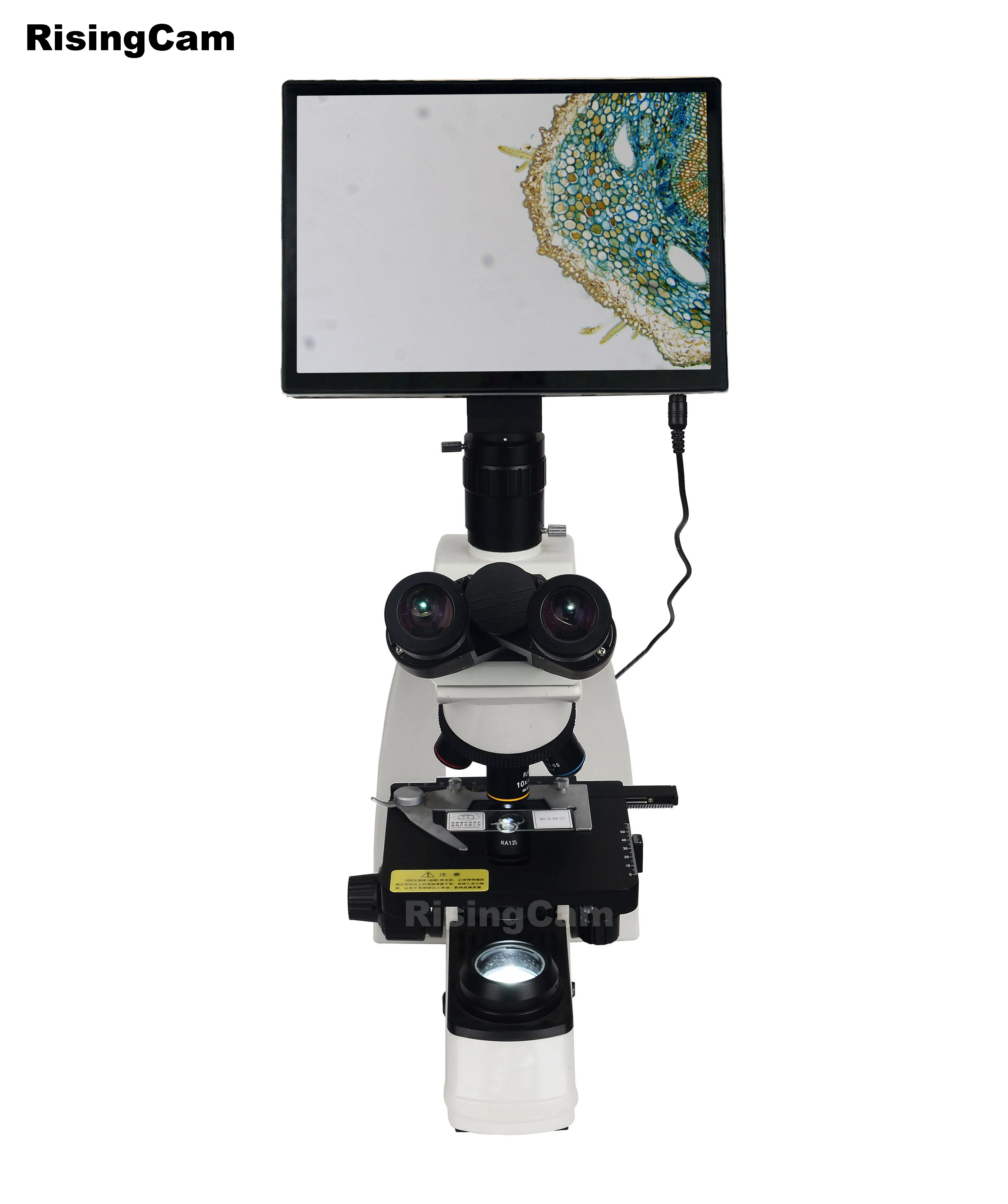 imx335 CMOS 센서 현미경 카메라, 11.6 인치 LCD HD 스크린, 측정 기능 포함, 1080P