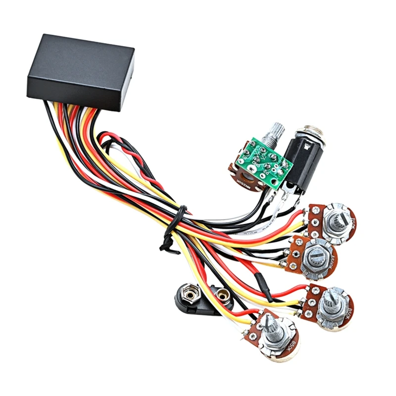 

3-полосный активный и пассивный эквалайзер, эквалайзер, электрический басовый предусилитель, схема звукоснимателя, замена для