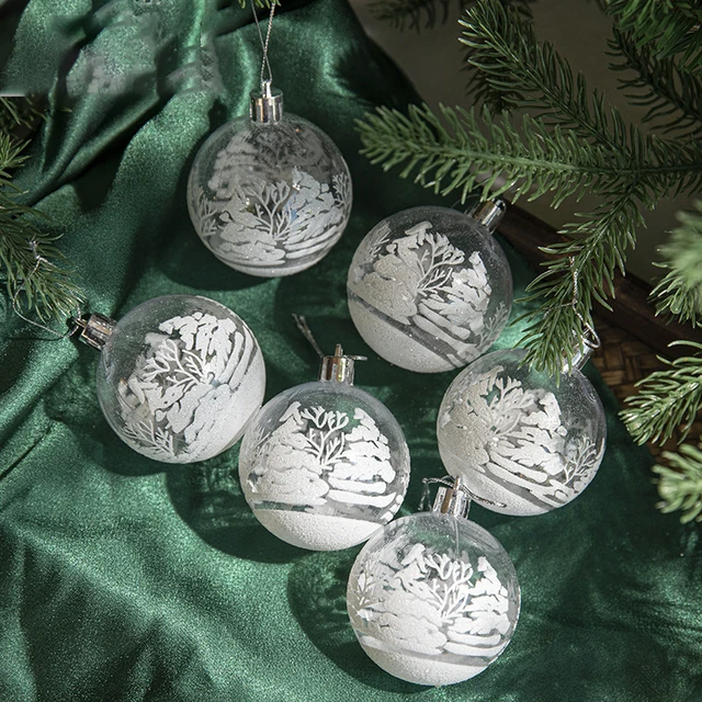 Oval Clear Plastic Flat Disk Ball Ornaments DIY Paintable Empty Transparent  Disc Globes Ornament Indoor Outdoor Christmas Tree D - AliExpress