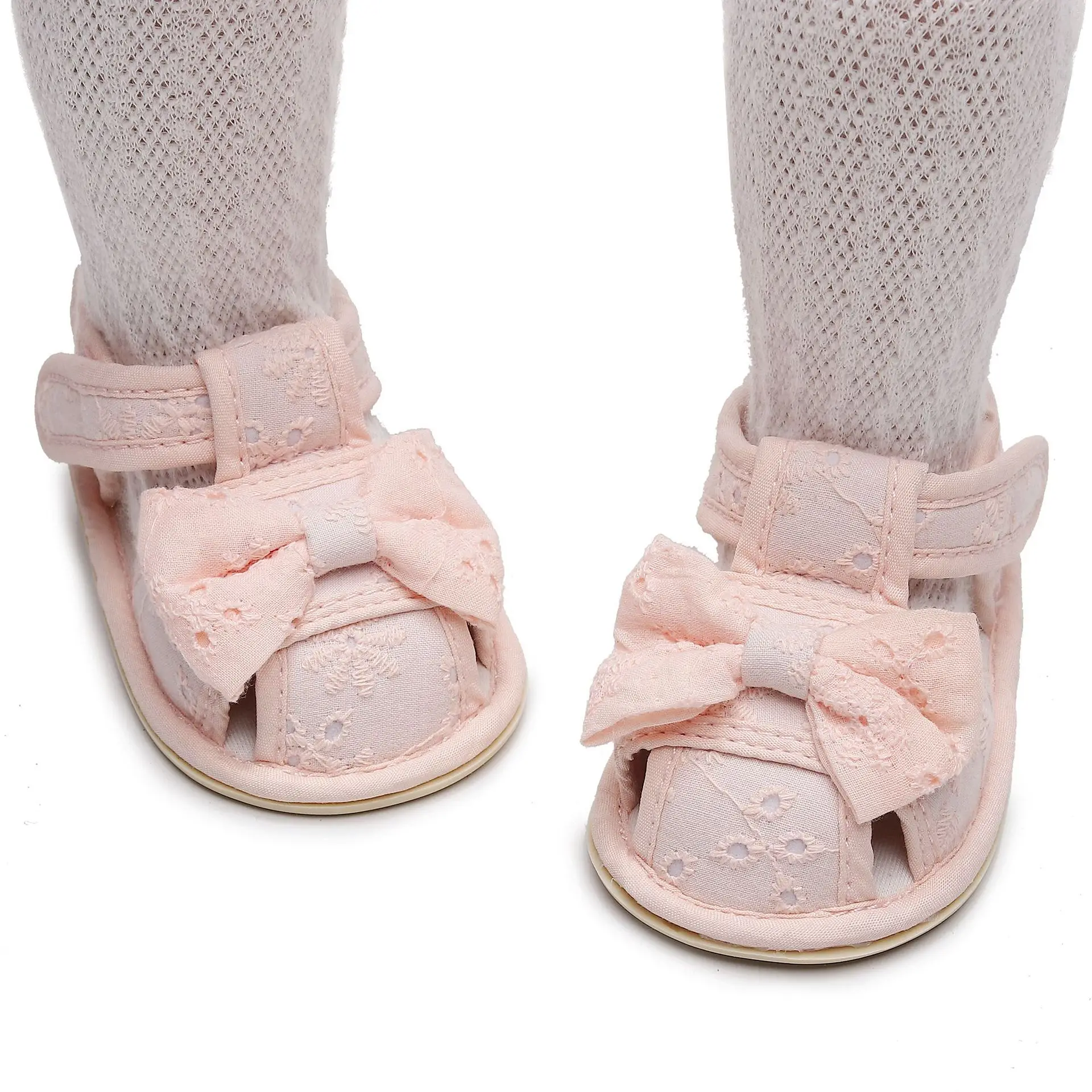 

Summer Kids Girls Sandals Fashion Bow Garden Sandals Non-Slip Rubber Soles First Step Baby Walker Shoes сандалии для девочек