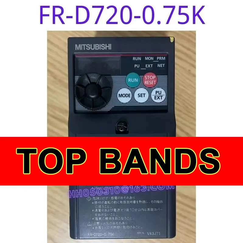 

The function of the second-hand frequency converter FR-D720-0.75K has been tested and is intact