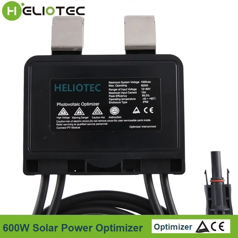 600W Integrated PV Power Optimizer 60V Input IP67 Real-time Solar Panel Monitoring Voltage-Limiting Anti-Hotspot pv power optimizer