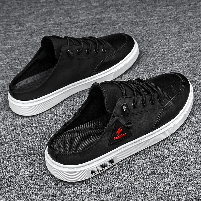 Canvas Shoes Men's Slip-ons Non-heel Casual Shoes Autumn Summer Slippers Original Fashion Male Sneakers Zapatos De Hombre