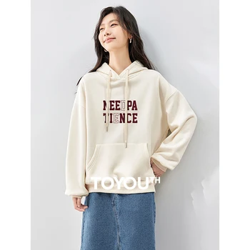 TOYOUTH Women Fleece Sweatshirt 2024 1