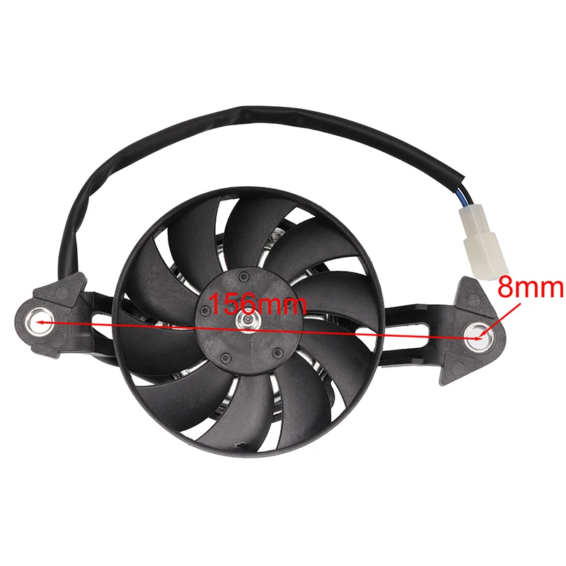 Motorcycle 3 Inch Radiator Fan Cooling Water Oil Cooler 12V For 150c 200cc 250cc 450cc Quad Dirt Bike Pit Bike Moto Accessories