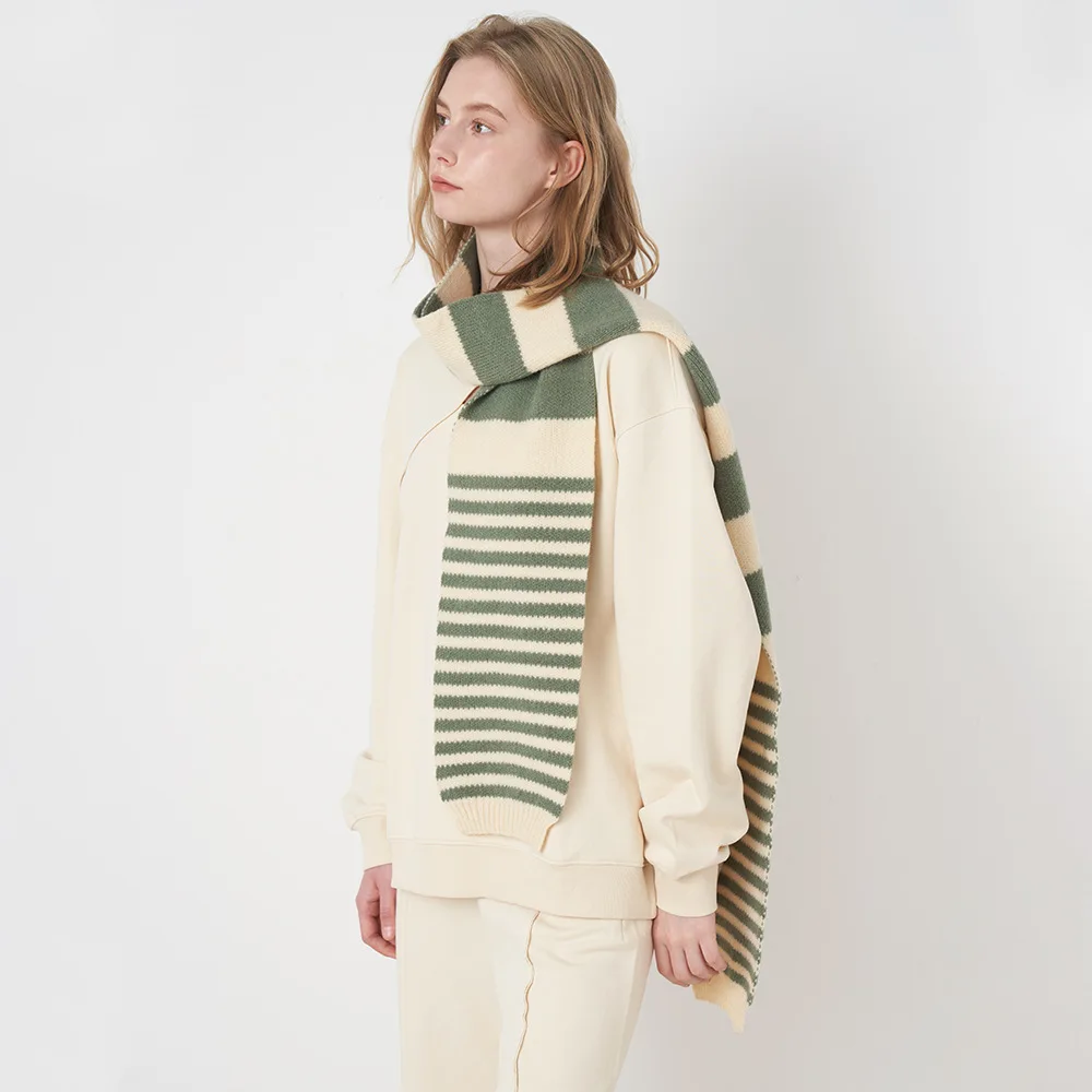 Рисунок 4 - Зимние новые полосатые теплые шарфы в стиле Ins