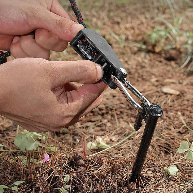 4Db Sátor Kötélfeszítő Szíjtárcsa Beállító Csat, Fém -Szerelvények Emelőhuzal, Kültéri Árnyék Vitorla Növény Grow Könnyű Zsinór - Image 5