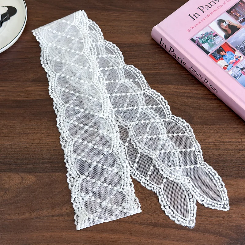 Super fairy lace headband women's versatile long bow tie hair rope forest style sweet tied hair ribbon long scarf waist belt