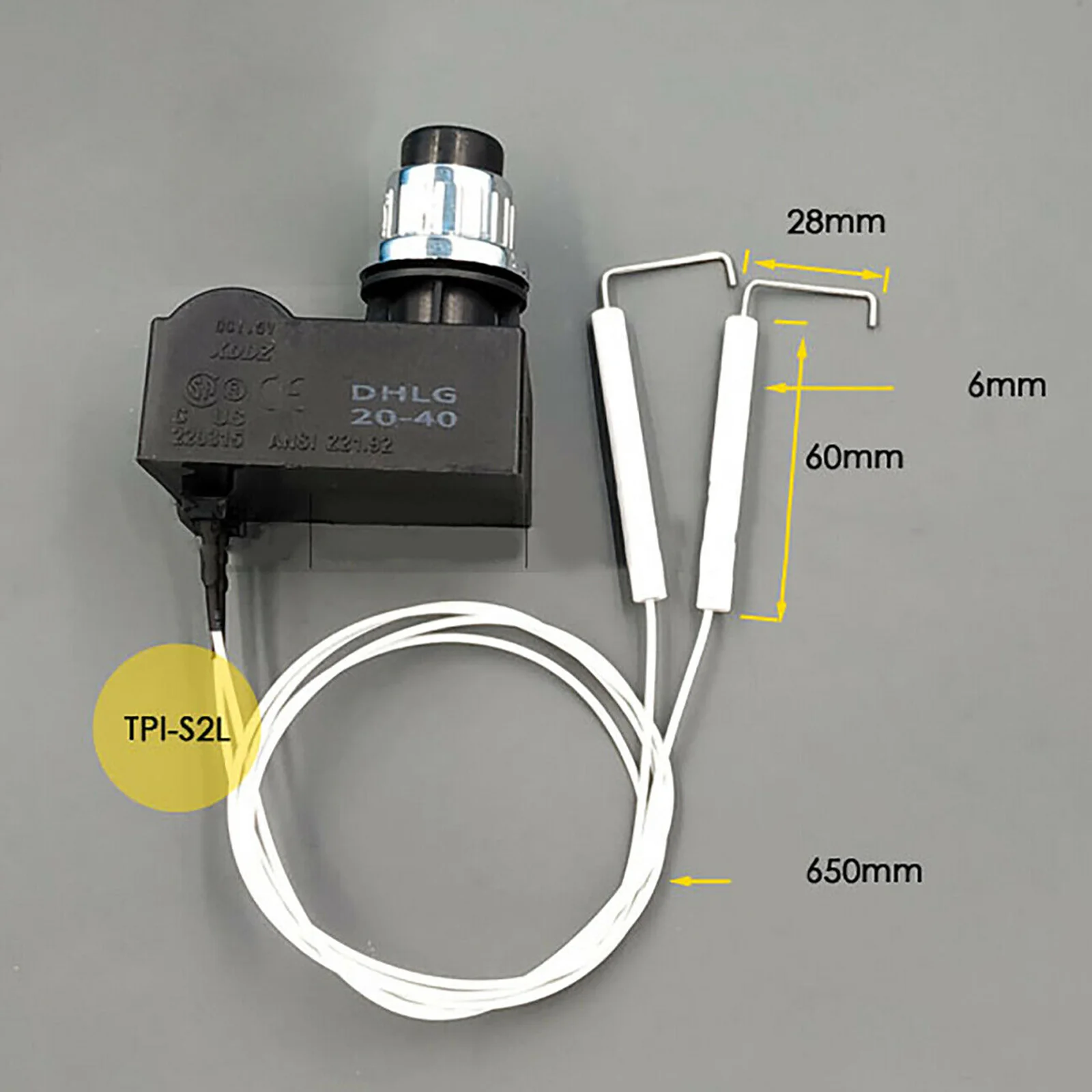 DHLG12SingleheadPulseIgniterBatteryFiringDoubleheadedFirearm