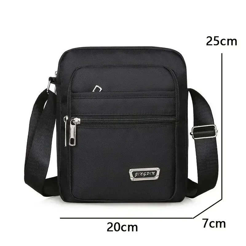 Men Nylon Shoulder Bag Messenger Bag Casual Waterproof Nylon Zipper Pocket Handbag Fashion Tote Travel Male Crossbody Bags AliExpress