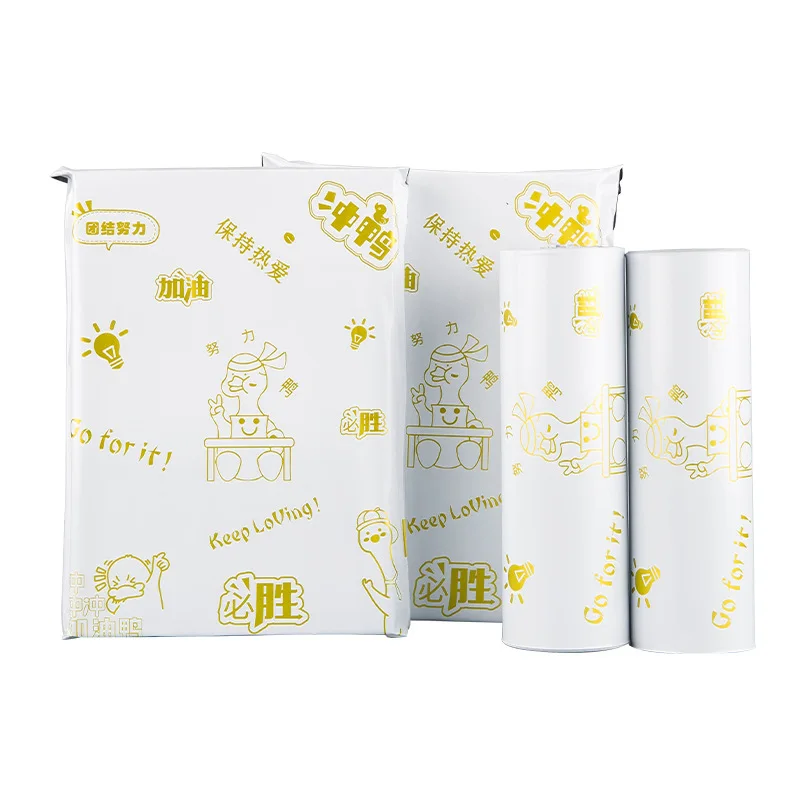 10Pcs White Plastic Express Bag Keep Loving Shipping Envelope Cute Duck Print Courier Bags Self Adhesive Packaging Mailing Bags 50pcs lot white plastic courier envelope cute animal printed shipping bags waterproof packing mailing bags business gift pouches