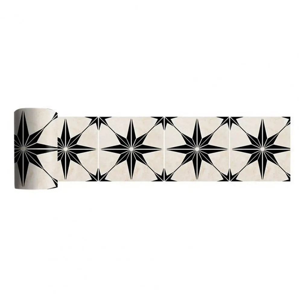 Winylowa naklejka podłogowa Wodoodporna naklejka podłogowa Retro Wodoodporna naklejka winylowa do kuchni Łazienka Matowa powierzchnia do stołów