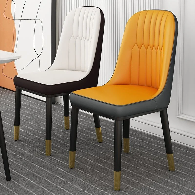 

Luxury Floor Dining Chairs Ergonomic Nordic Vanity Mobile Dining Chairs Metal Accent Sillas De Comedor Restaurant Furiture