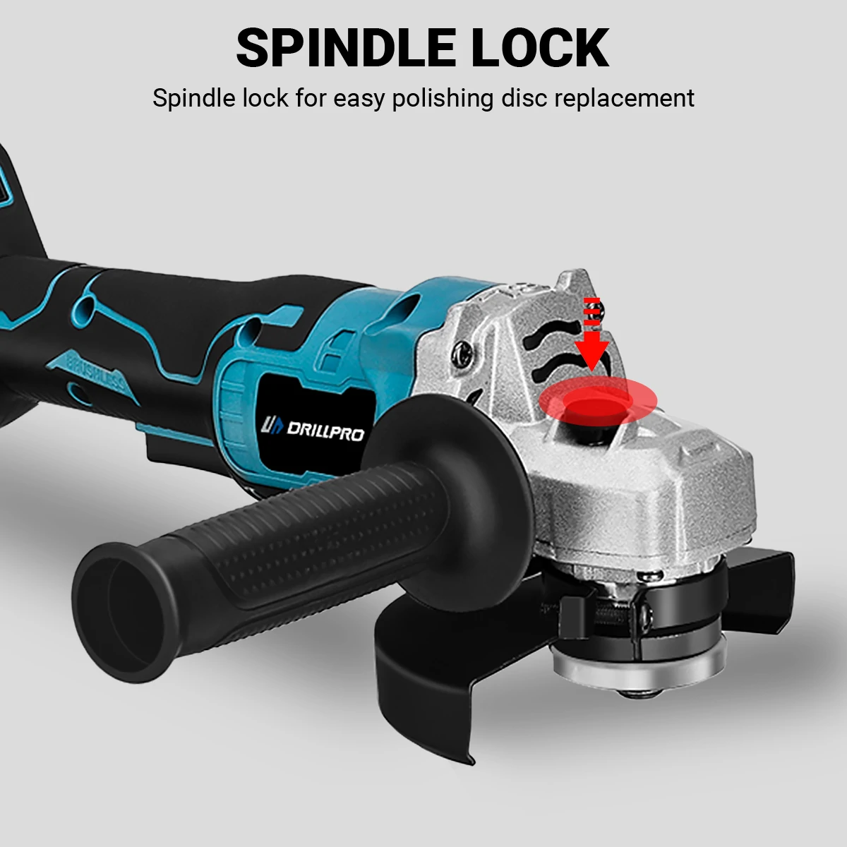 Drillpro Electric Power Tool Set 800N.M Electric Wrench Rotary Hammer 13mm Power Drill 125mm Angle Grinder For Mak 18V